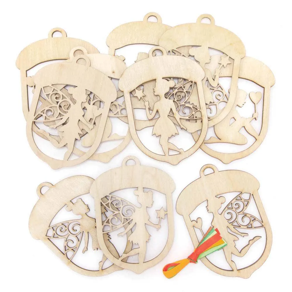 Autumn Fairy Wooden Decorations