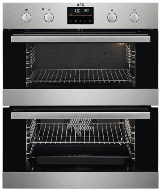 AEG DUB535060m Series 6000 BUILT-UNDER Double Oven - Stainless Steel