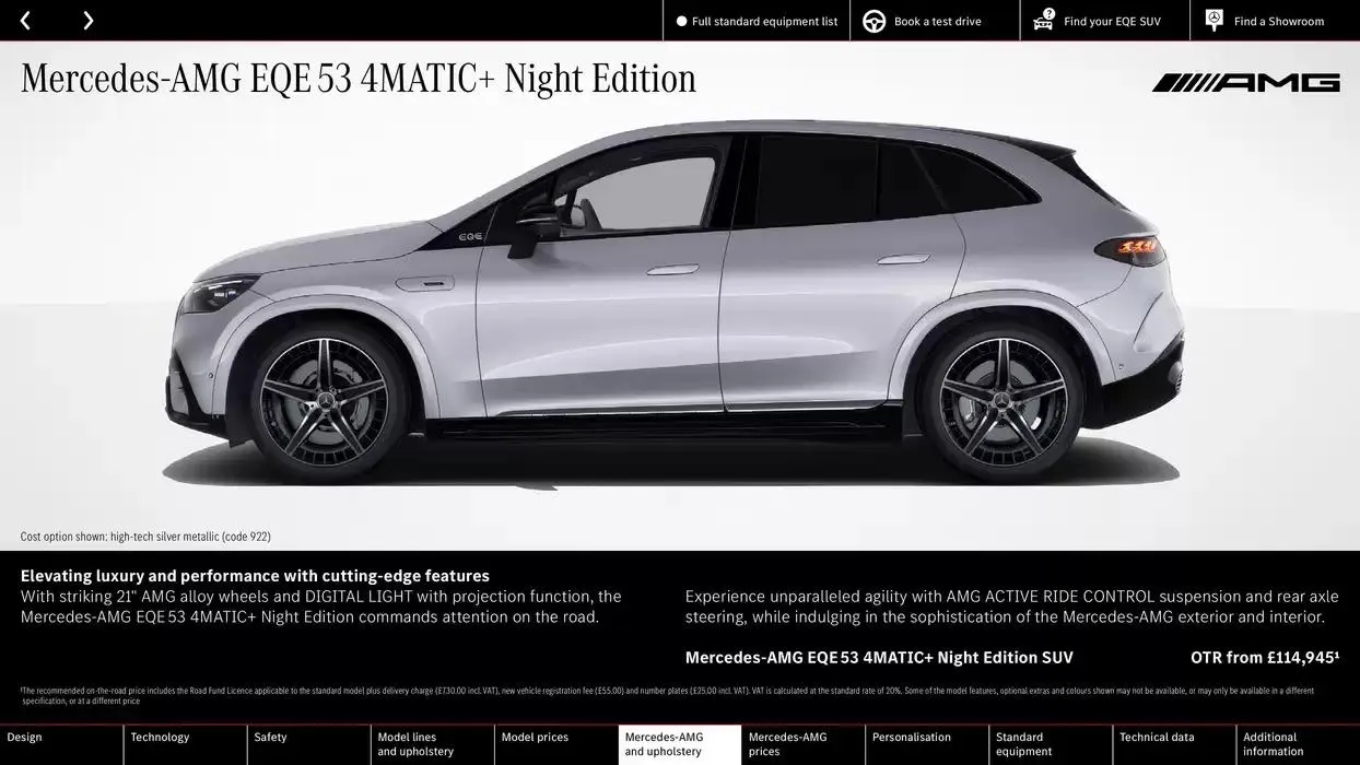 Mercedes Benz New EQE SUV from 25 October to 25 October 2025 - Catalogue Page 35