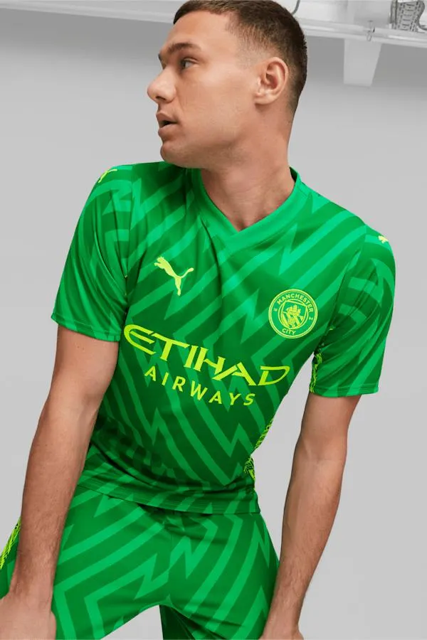 Manchester City Men's Goalkeeper Short Sleeve Jersey