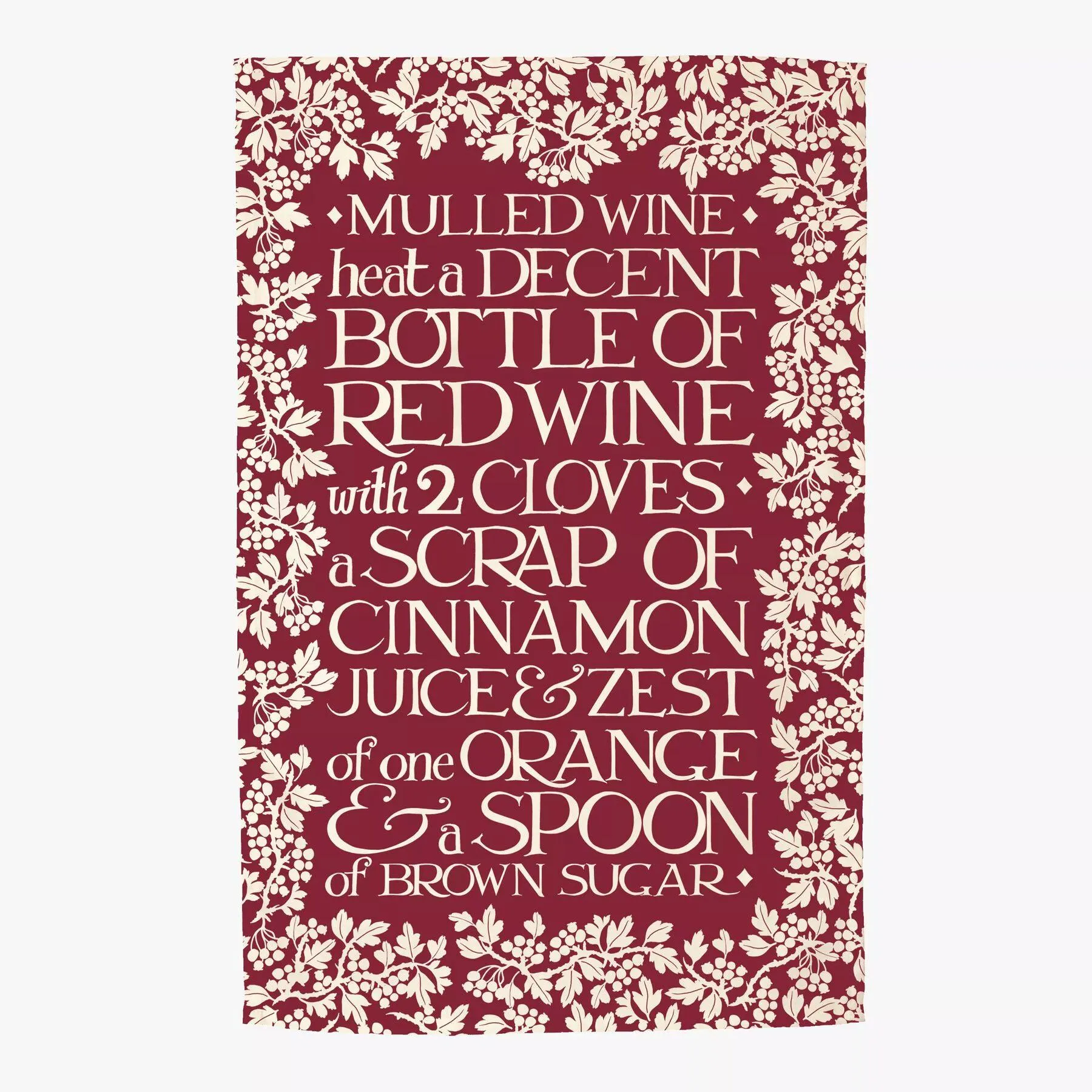 Mulled Wine Tea Towel
