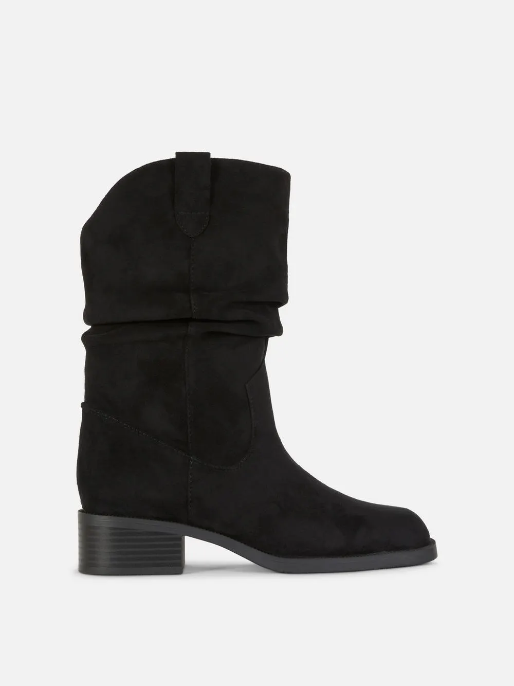 Rita Ora Slouchy Heeled Boots