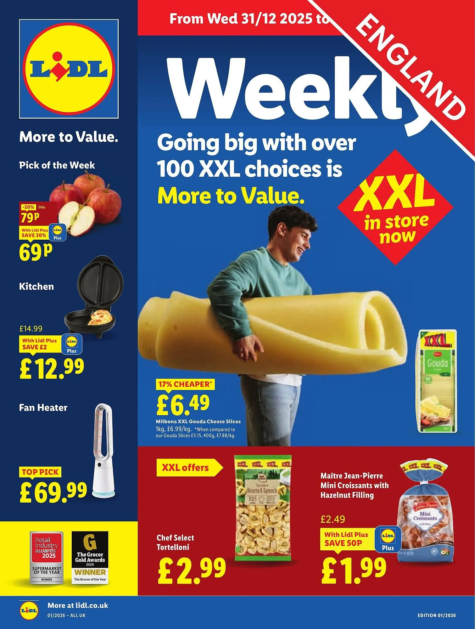 Lidl leaflet from 31 December to 7 January 2026 - Catalogue Page 1