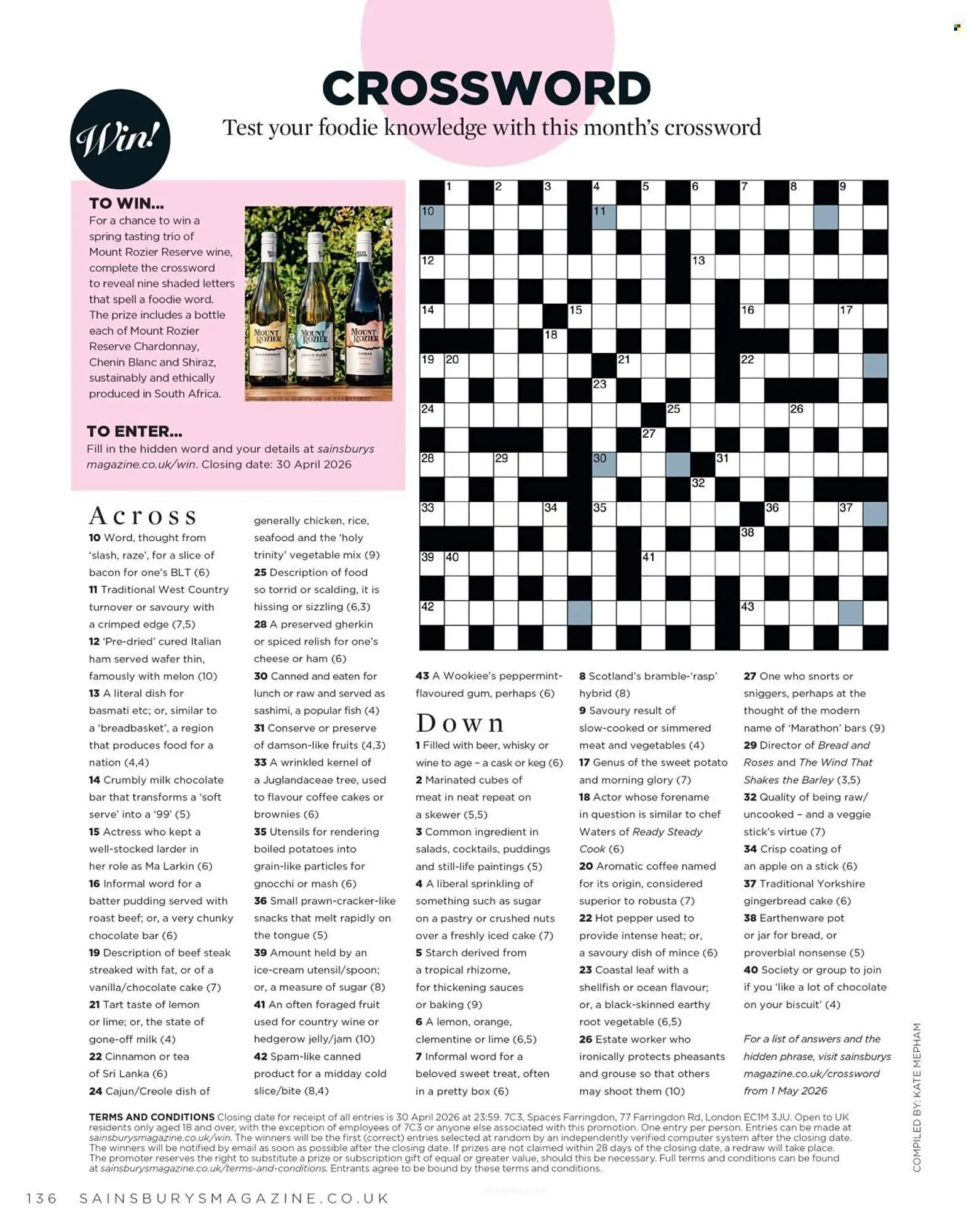 Sainsbury's leaflet from 1 March to 31 March 2026 - Catalogue Page 136