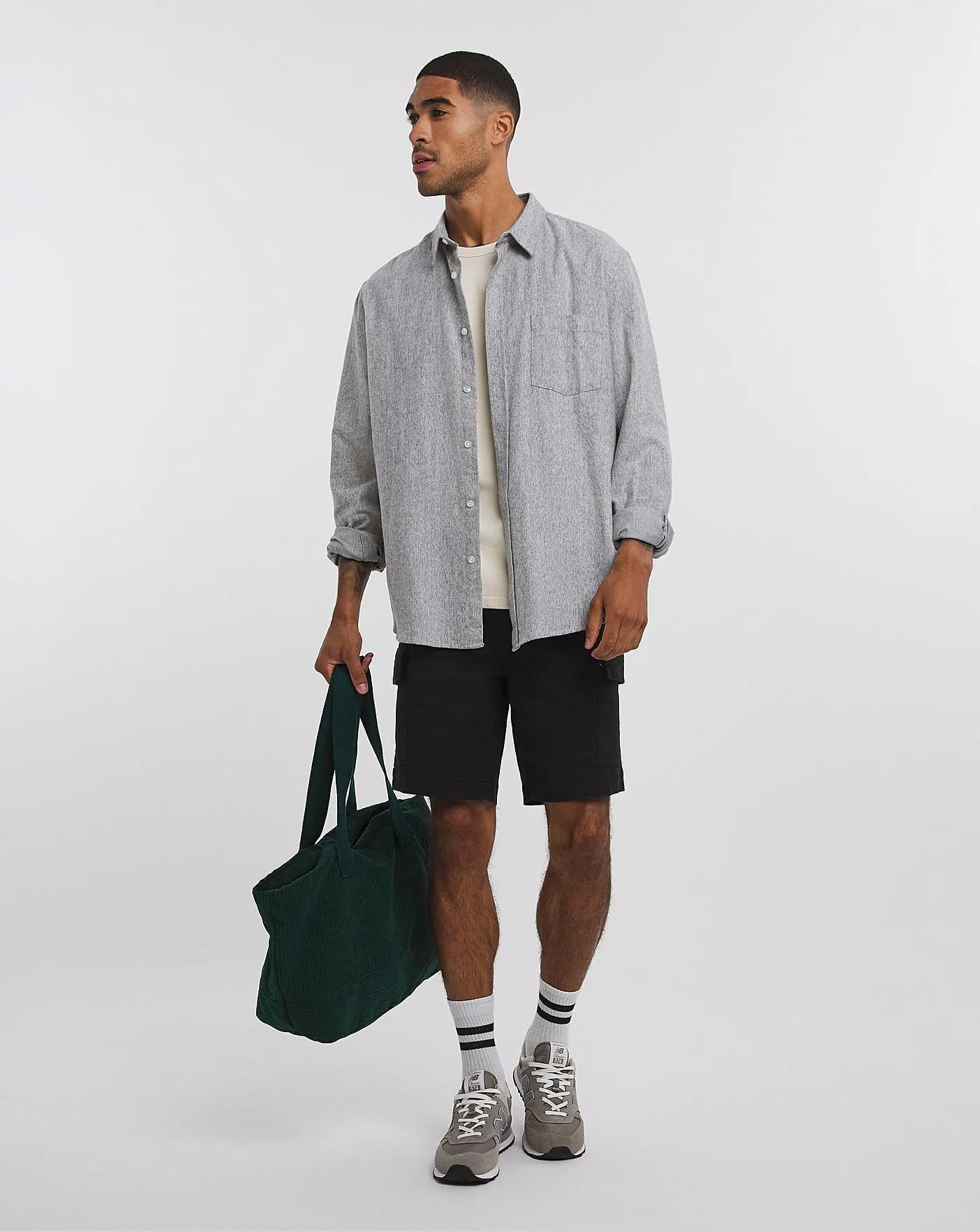 Fully Elasticated Stretch Cargo Shorts