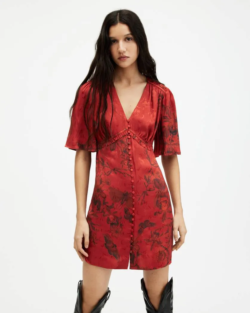 Tian Sanibel Jacquard Mini Dress