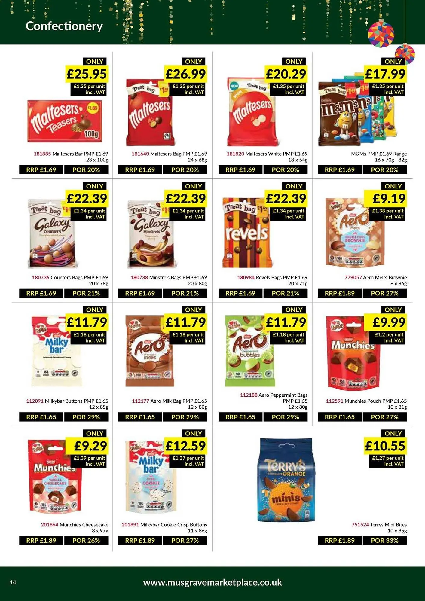 Musgrave MarketPlace leaflet from 8 December to 4 January 2026 - Catalogue Page 14