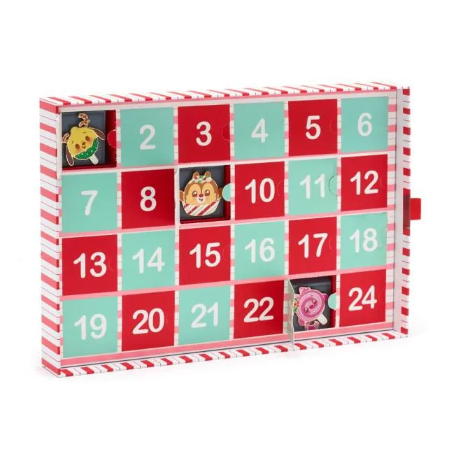 Disney Munchlings Limited Edition 24-Day Advent Calendar Mystery Pin Set 2023