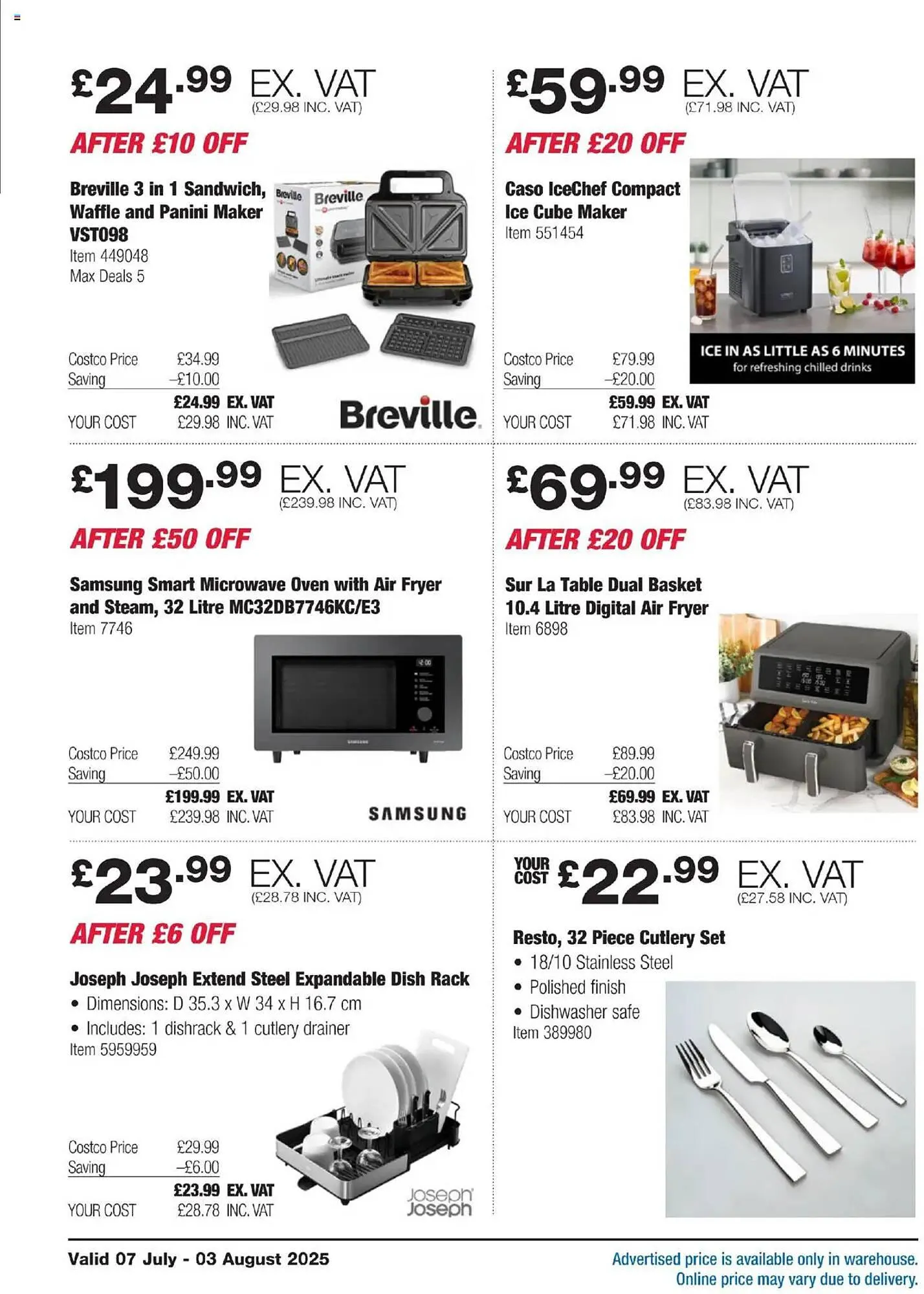 Costco leaflet from 7 July to 3 August 2025 - Catalogue Page 6