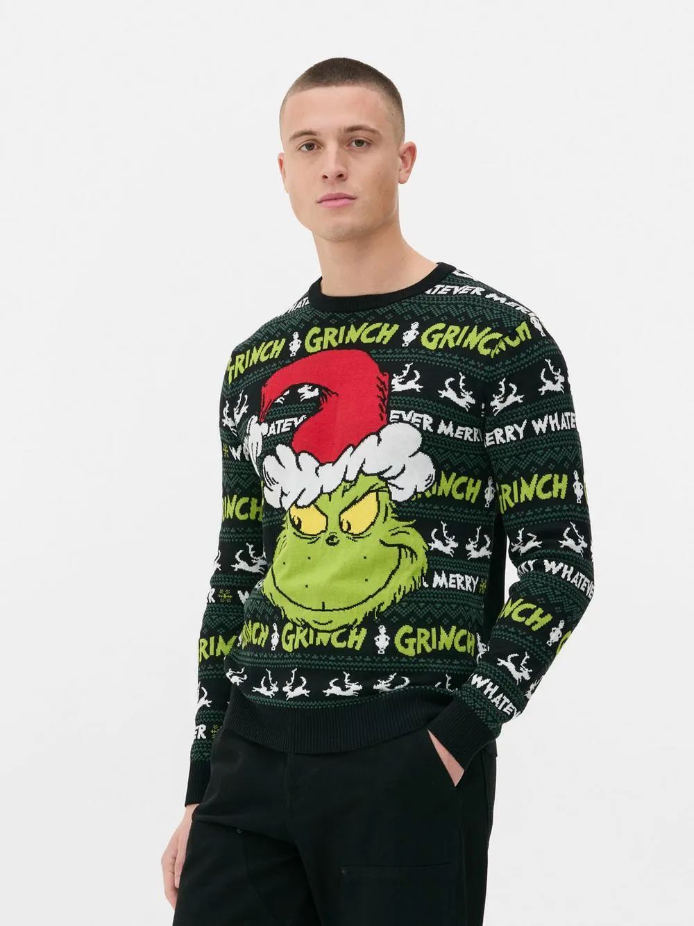 Camisola Natal O Grinch homem