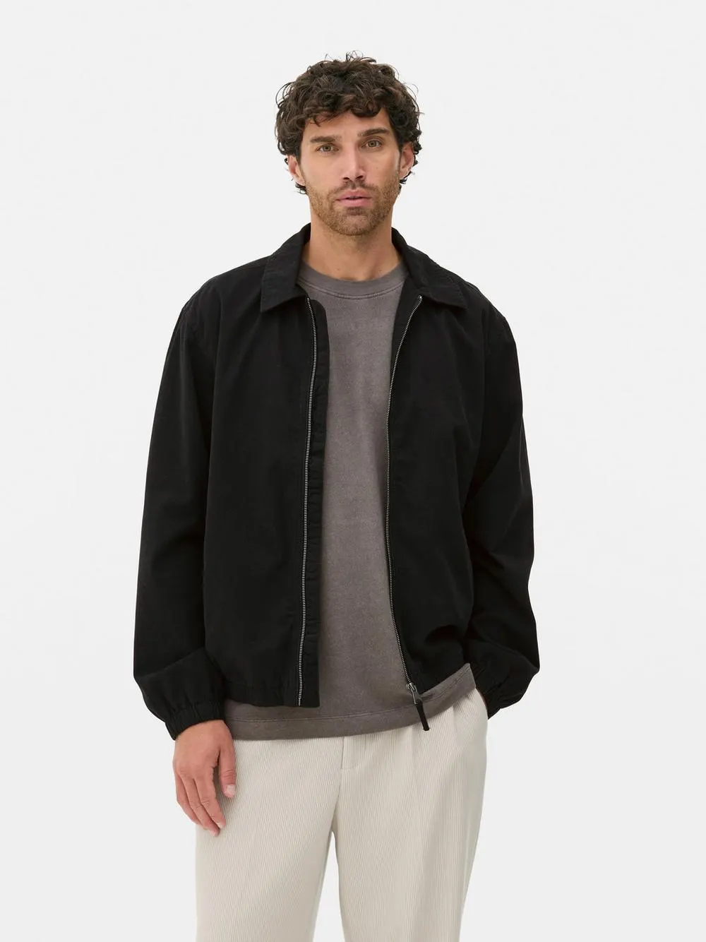 Harrington Jacket With Side Pockets