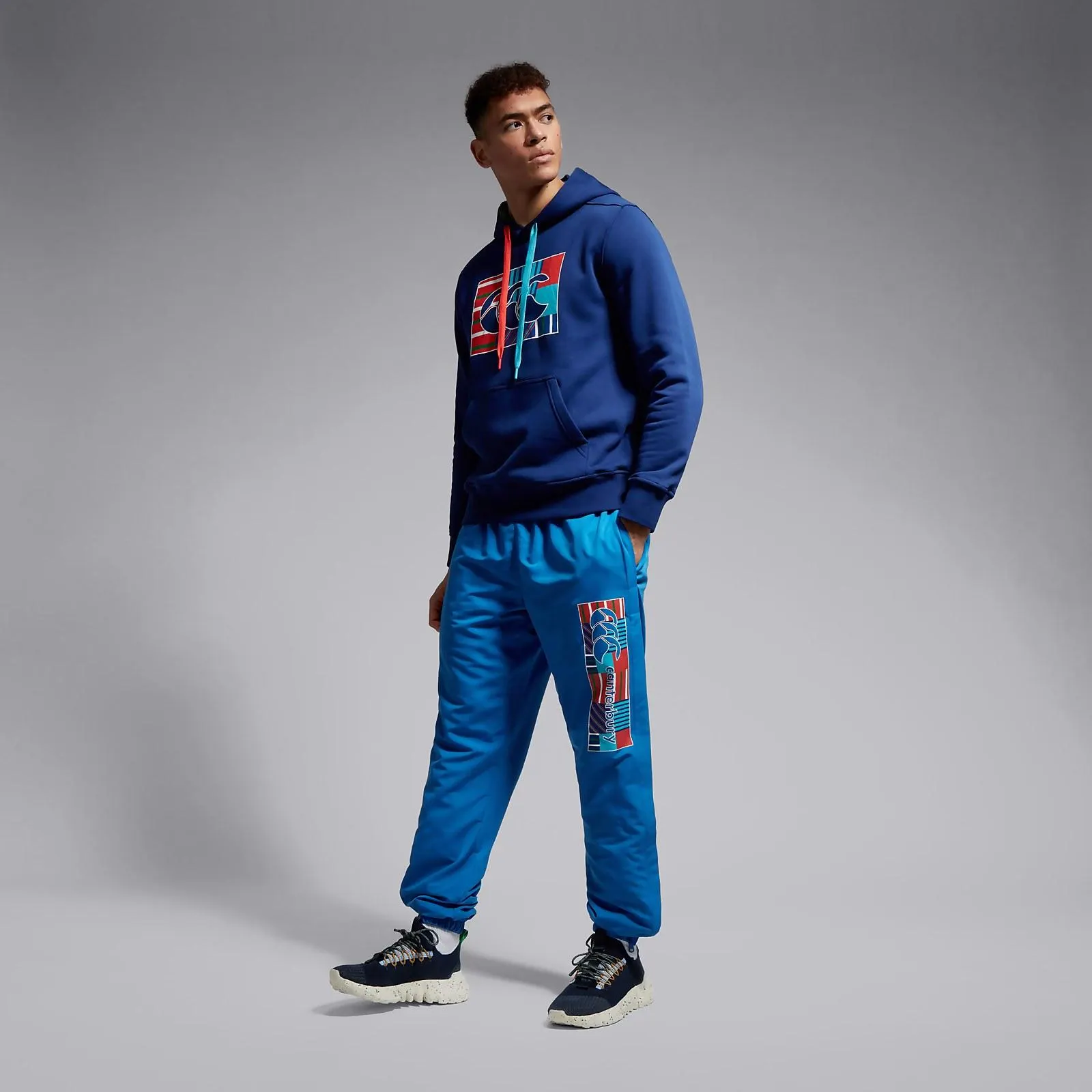 MENS UGLIES TAPERED CUFF STADIUM PANT BLUE