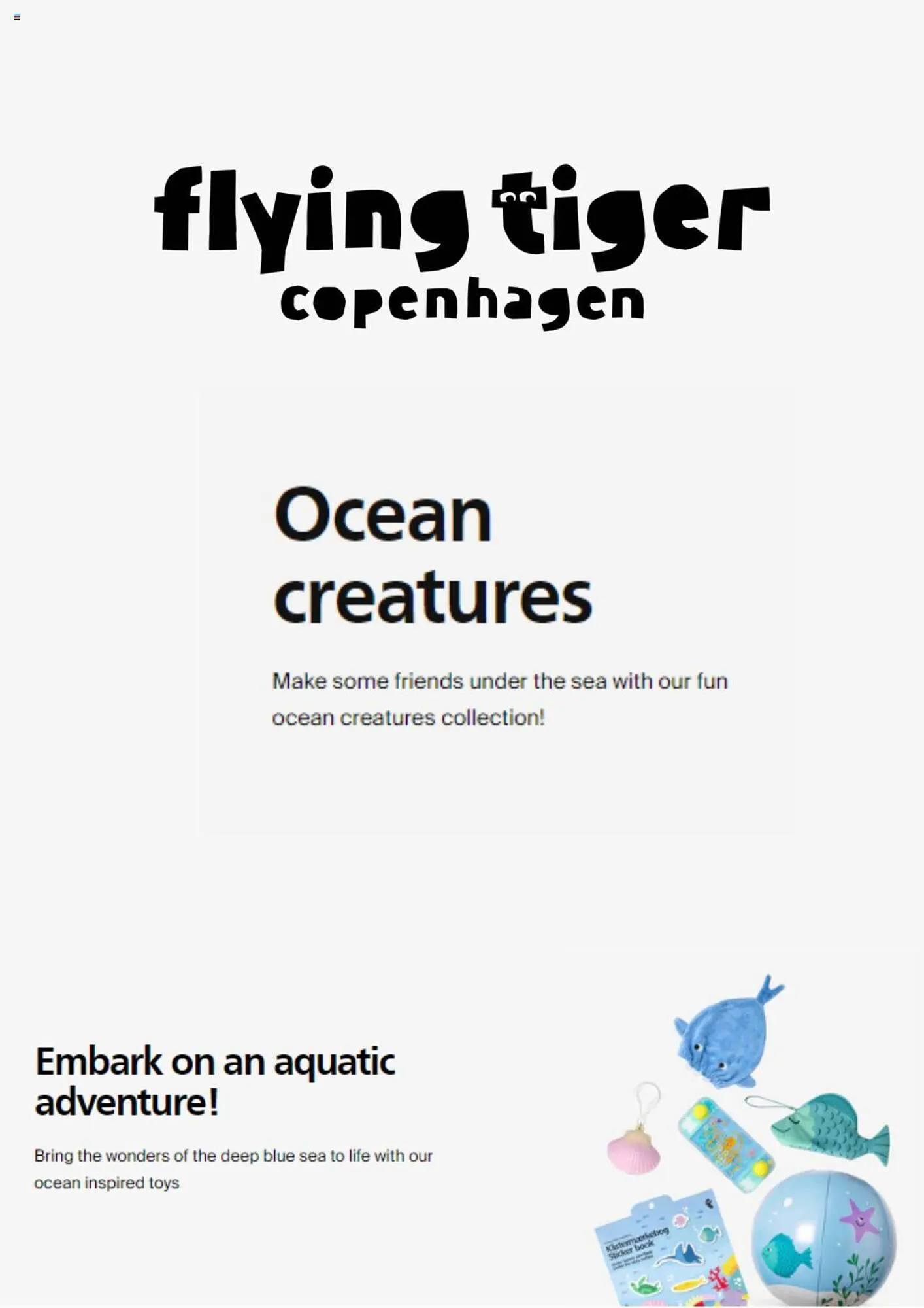 Flying Tiger leaflet - 1