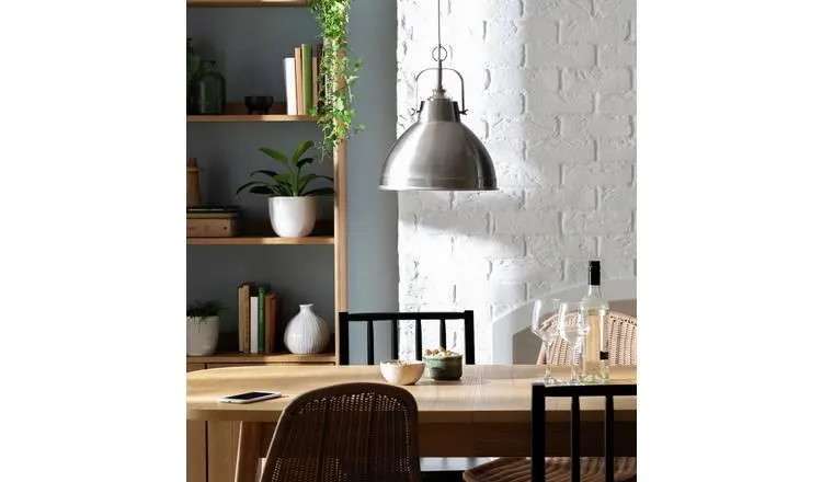 Habitat Cetus Fisherman Pendant - Satin Nickel