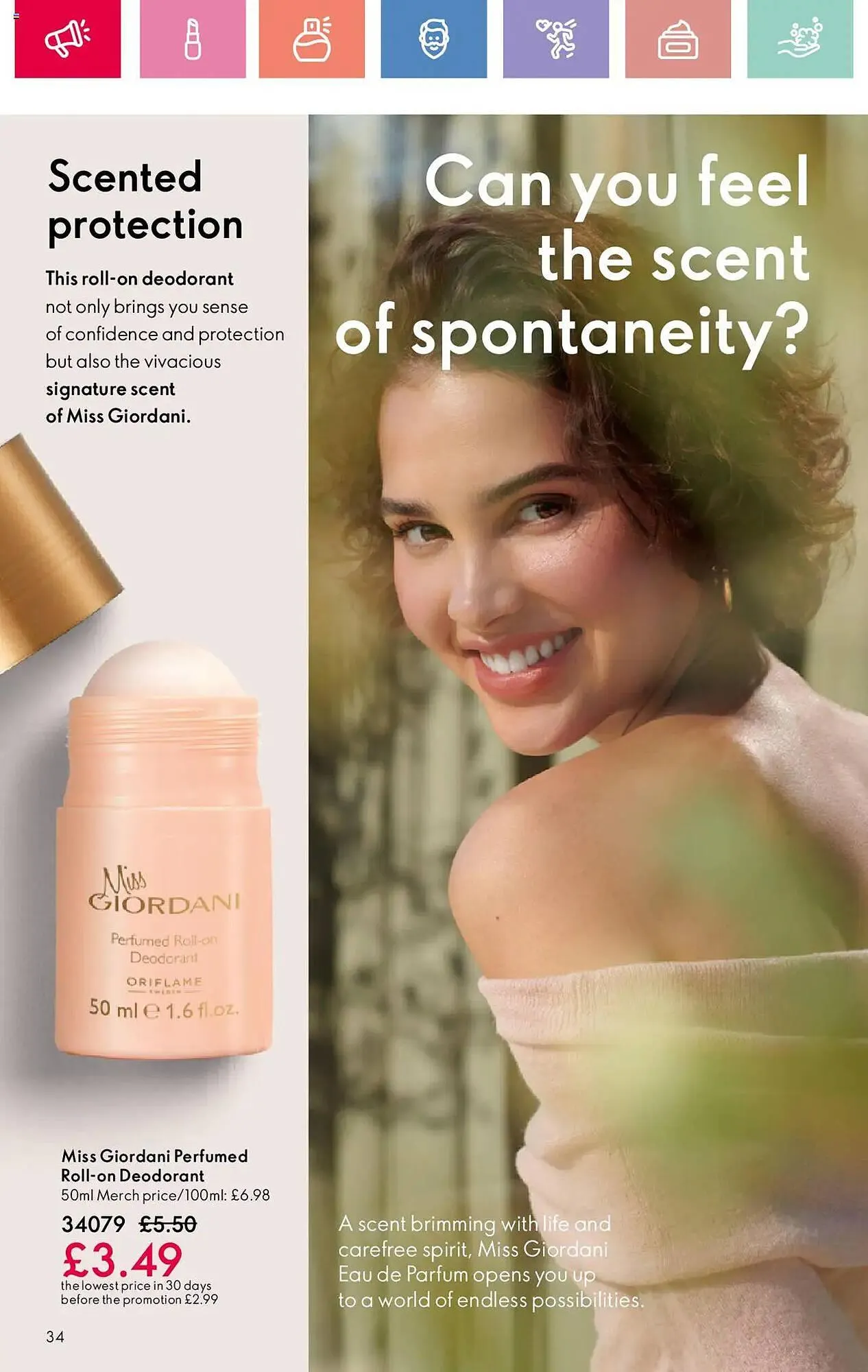 Oriflame leaflet from 13 February to 5 March 2025 - Catalogue Page 34
