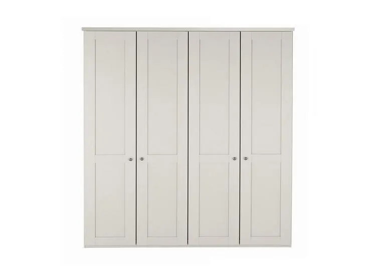 Sloane 4-Door Wardrobe - Champagne