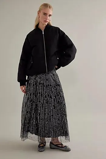 Circus NY Zuri Rhinestone Satin Strappy Ballet Flats