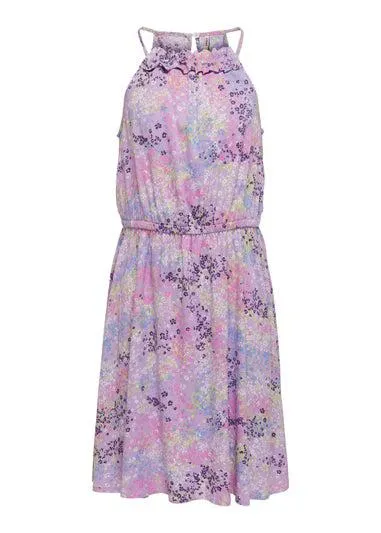 ONLY Kids Print Multicoloured Sleeveless Dress (6-14yrs) - Age 10 Years