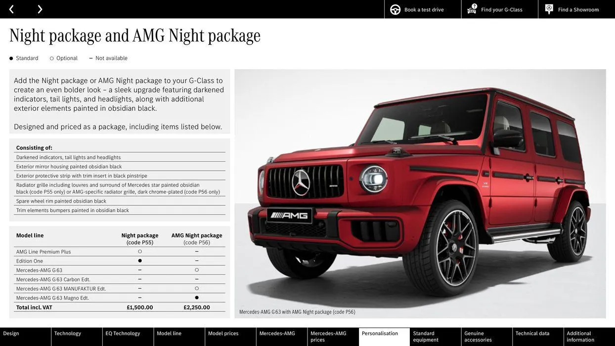 Mercedes Benz New G-Class from 10 August to 10 August 2025 - Catalogue Page 66
