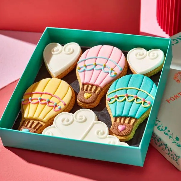 Love is in The Air Iced Biscuits