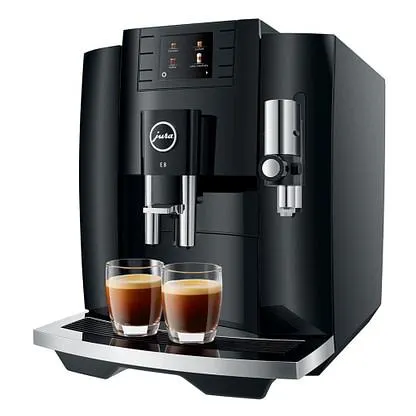 Jura E8 PIANO BLACK Freestanding Fully Automatic Coffee Machine – BLACK
