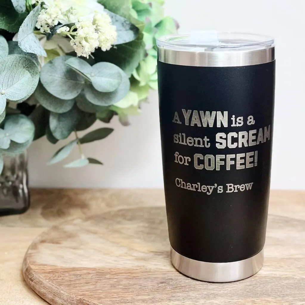 Personalised Thermal Travel Mug
