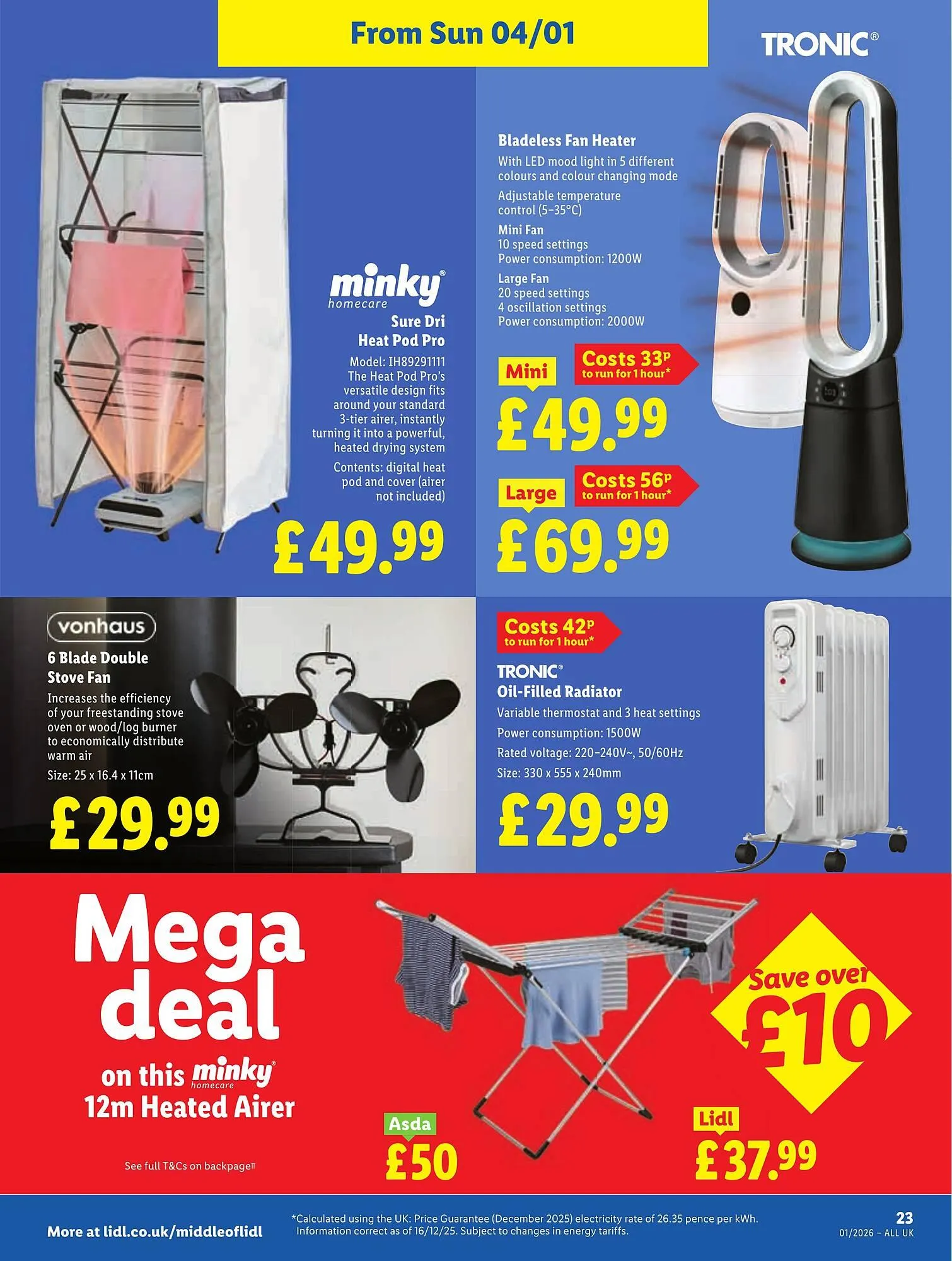Lidl leaflet from 31 December to 7 January 2026 - Catalogue Page 23