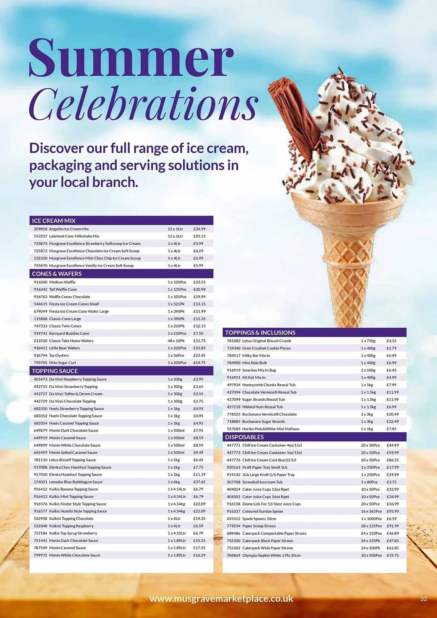 Musgrave MarketPlace leaflet from 1 April to 20 April 2025 - Catalogue Page 32