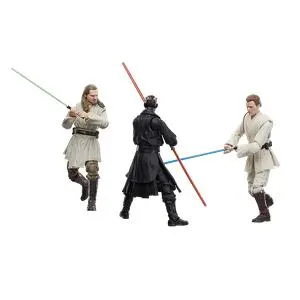 Star Wars: The Phantom Menace: Black Series Action Figure 3-Pack: Maul, Qui-Gon, Obi-Wan