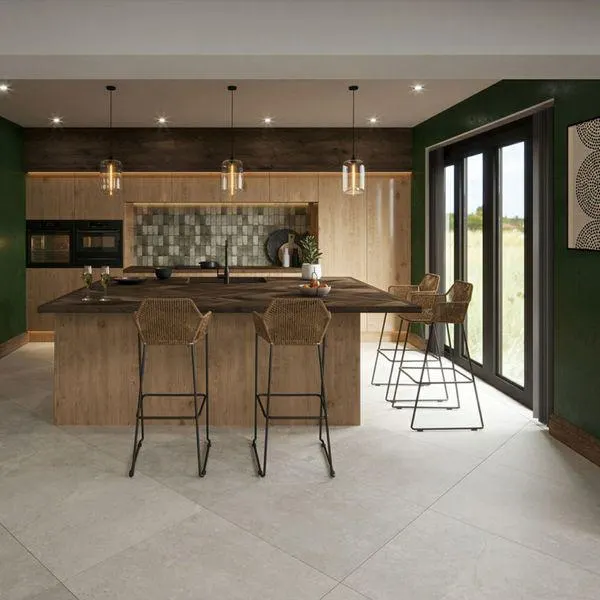 Zermatt Steel Stone Effect Tiles