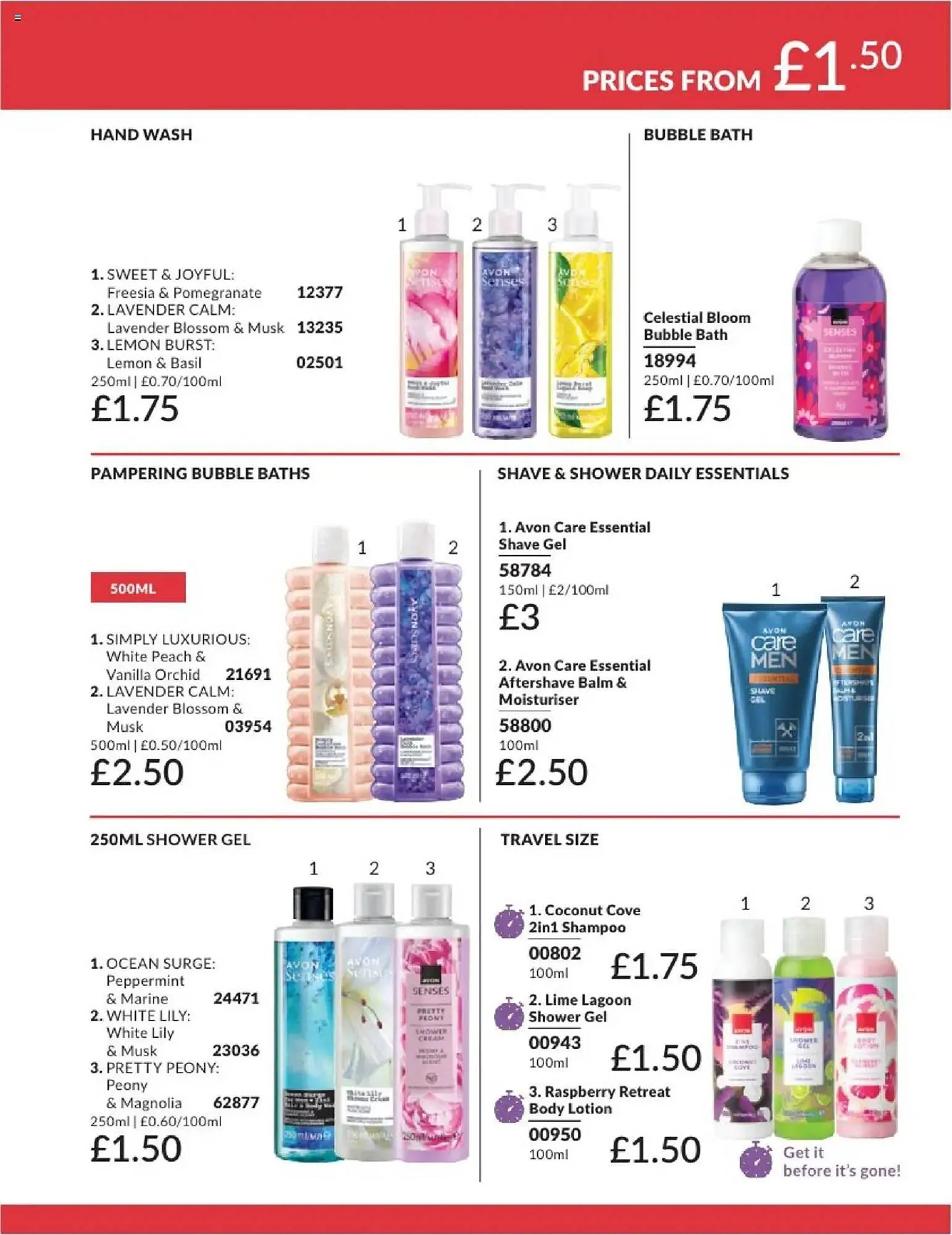 Avon leaflet from 1 August to 1 September 2025 - Catalogue Page 212