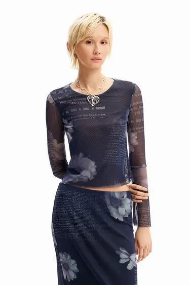 Tulle newspaper T-shirt