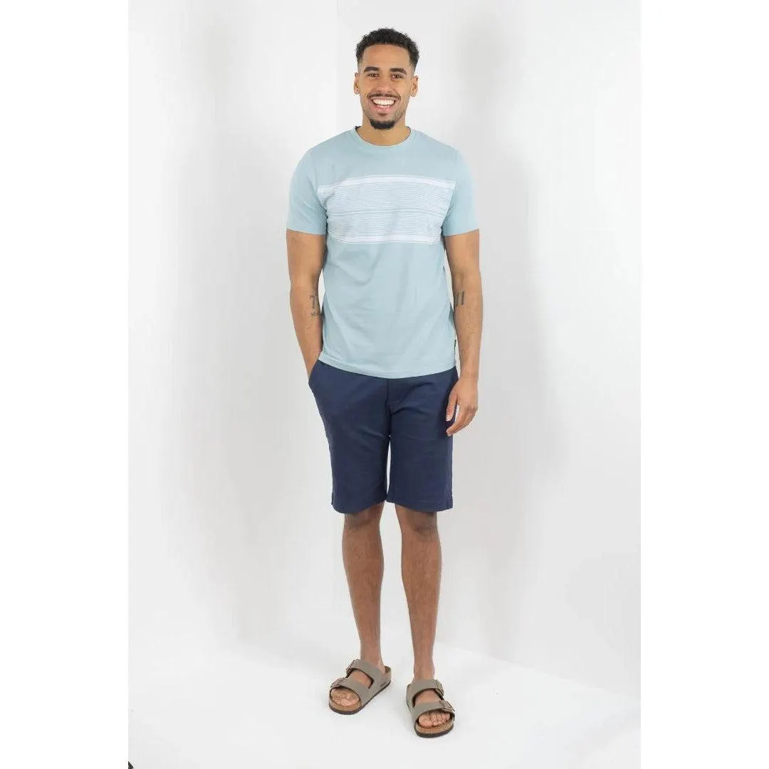 Buckley Finn Stripe Tee - Blue Moon