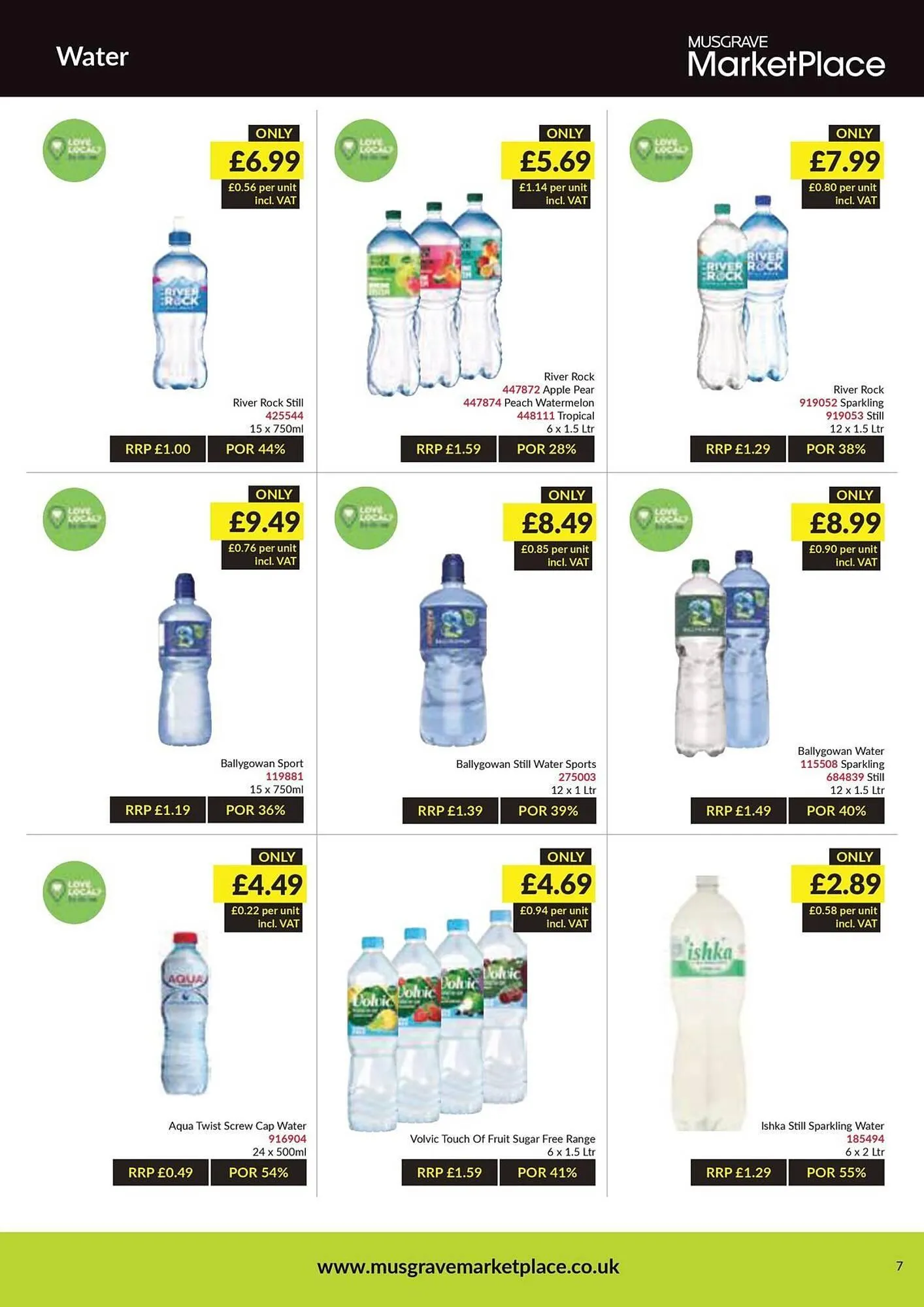Musgrave MarketPlace leaflet from 14 July to 3 August 2025 - Catalogue Page 7