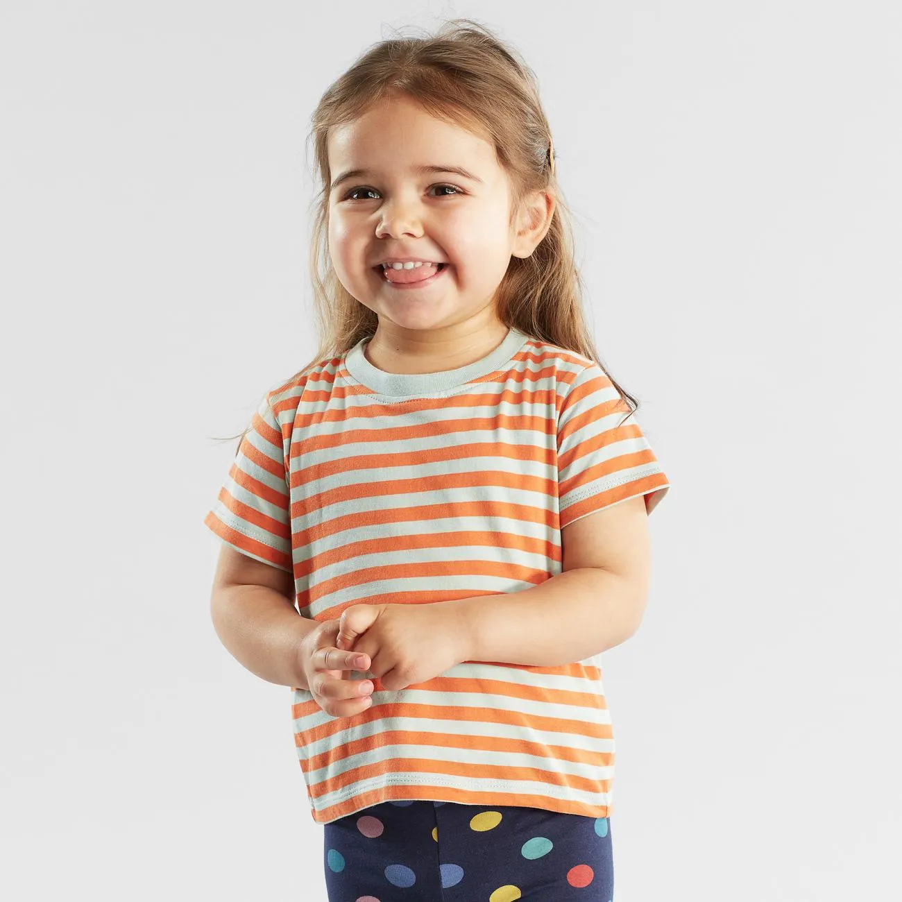 T-shirt Hamra Stripes Orange