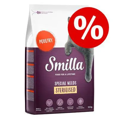 10kg Smilla Adult Dry Cat Food – Save £5!*