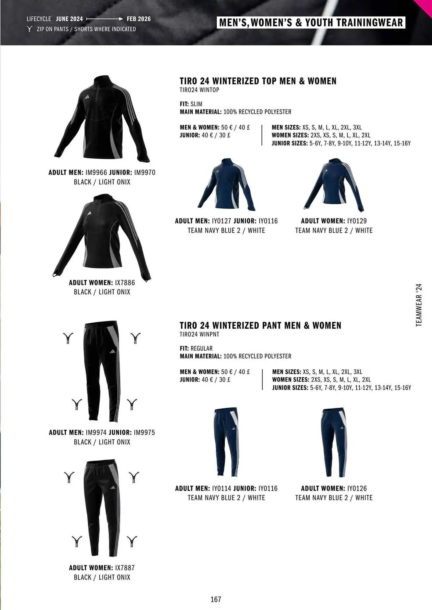Adidas leaflet from 11 March to 31 December 2024 - Catalogue Page 167