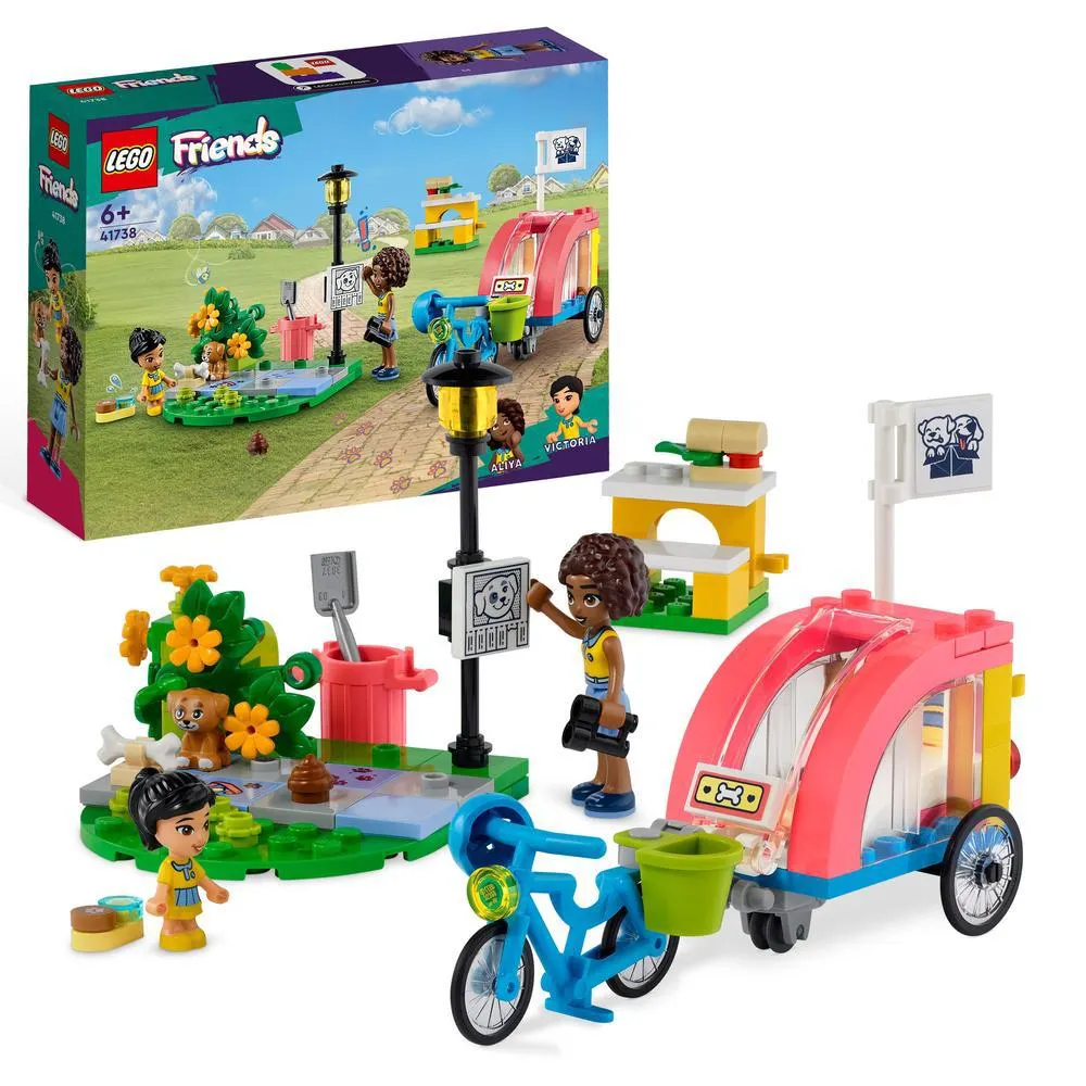 LEGO® 41738 Friends Dog Rescue Bike Toy Animal Puppy Playset