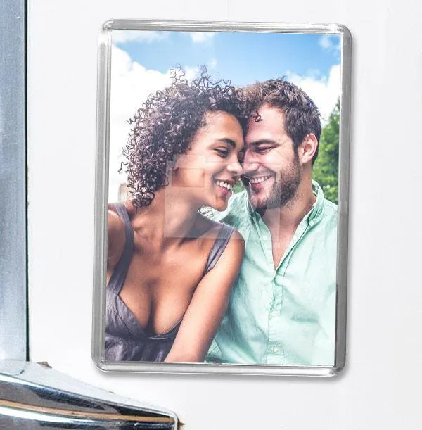 Full Photo Upload Magnet - Portrait