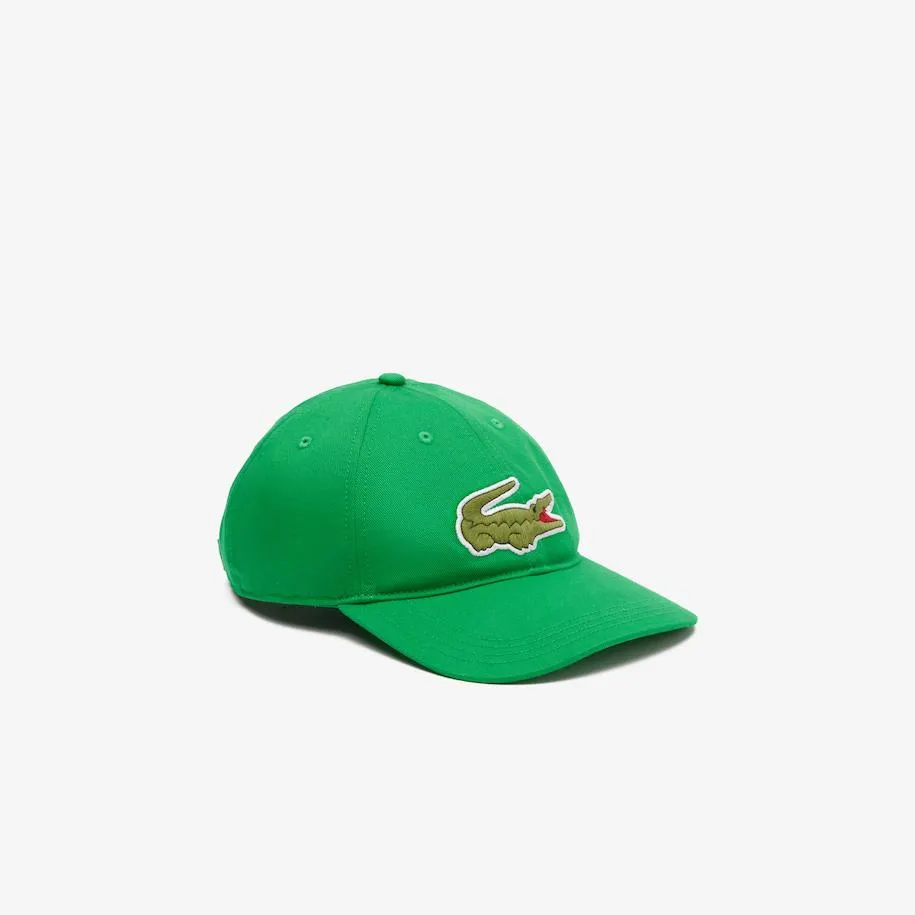 Unisex Lacoste Adjustable Organic Cotton Twill Cap
