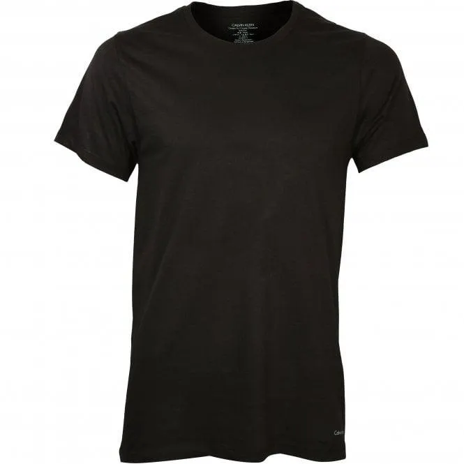 Calvin Klein 3-Pack Pure Cotton Crew-Neck T-Shirts, Black/White/Grey