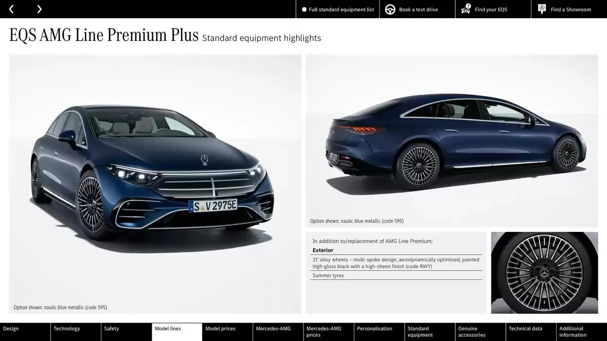 Mercedes Benz EQS Saloon from 24 October to 24 October 2025 - Catalogue Page 29