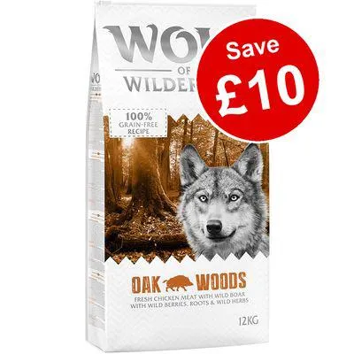 12kg Wolf of Wilderness Dry Dog Food - £10 Off!*