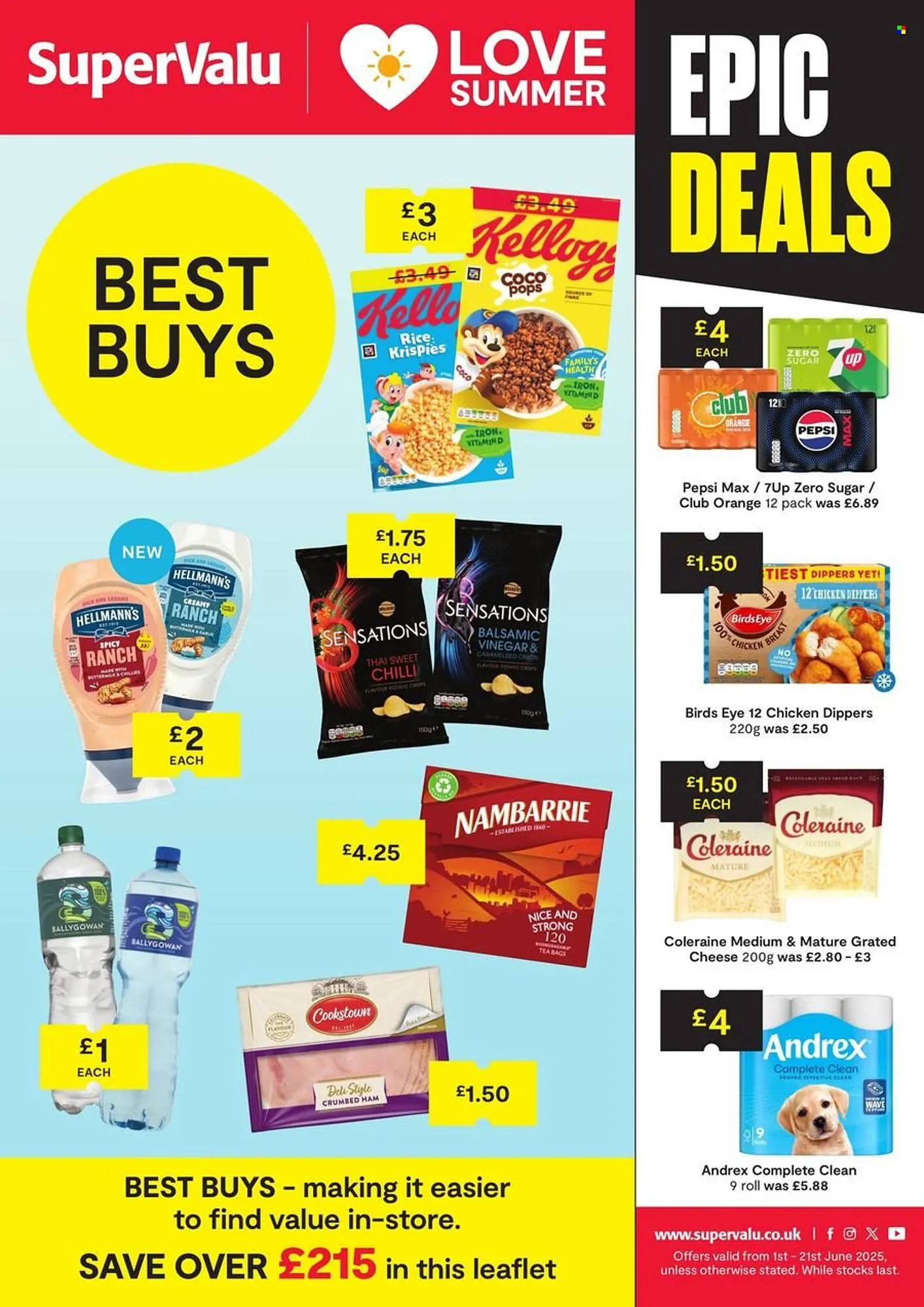 SuperValu leaflet from 1 June to 21 June 2025 - Catalogue Page 1
