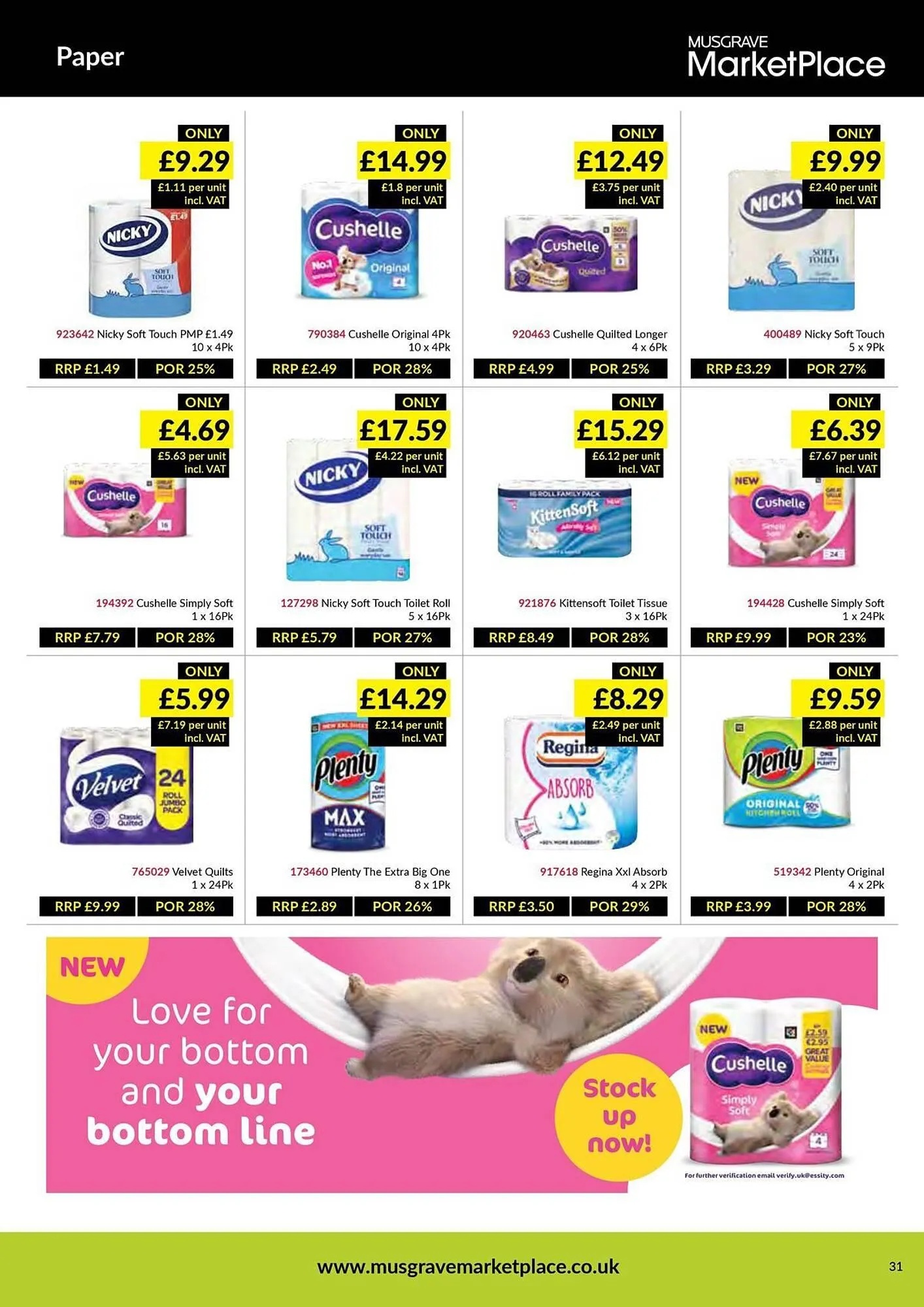 Musgrave MarketPlace leaflet from 27 October to 16 November 2025 - Catalogue Page 31