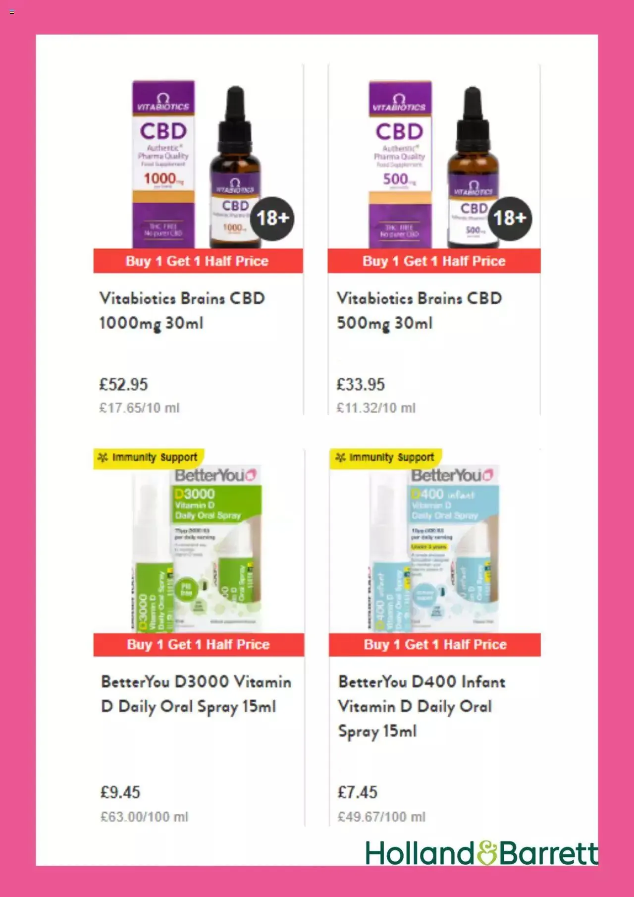 Holland & Barrett offers from 5 July to 31 December 2023 - Catalogue Page 3