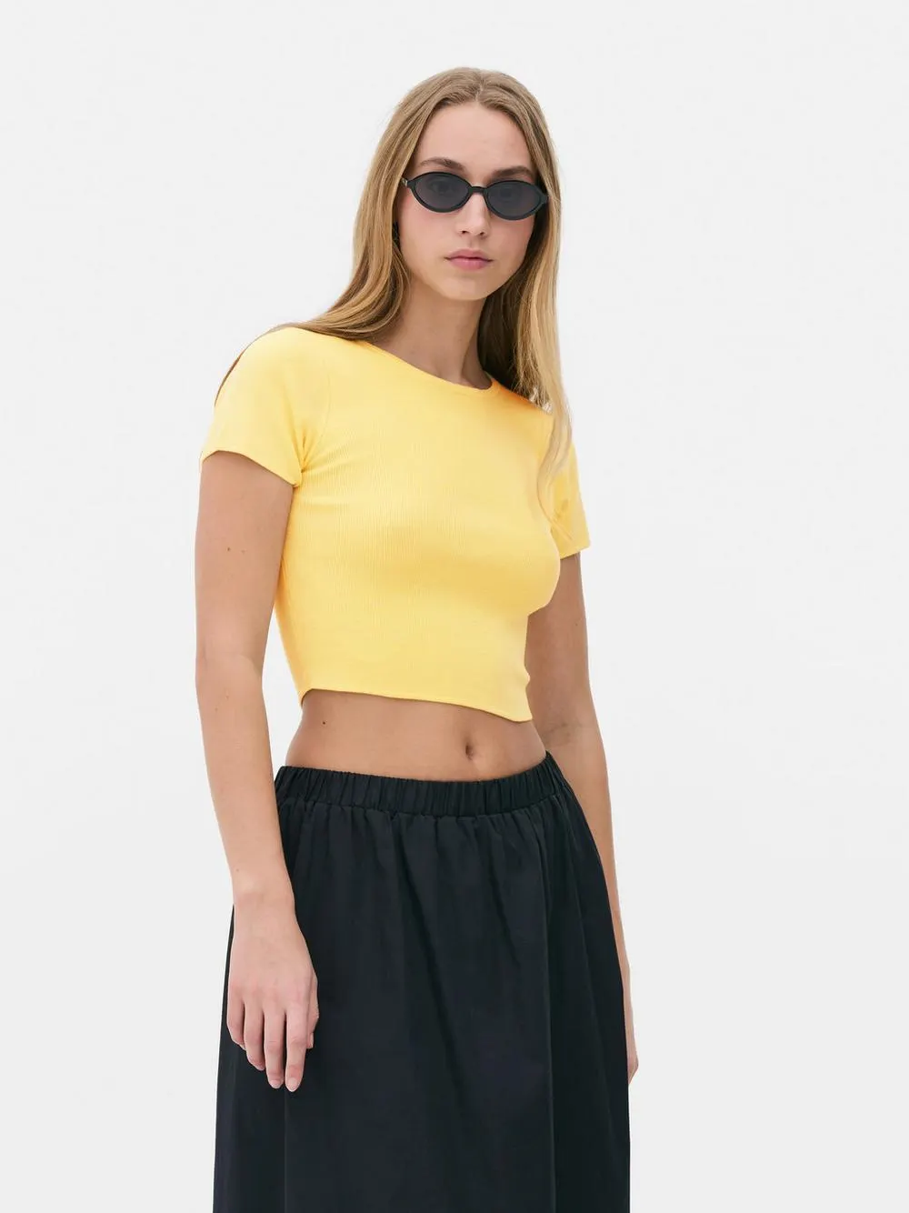 Striped Cropped T-Shirt