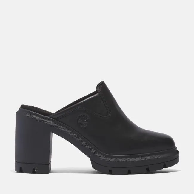 Allington Heights Heeled Clog Shoe for Women in Black