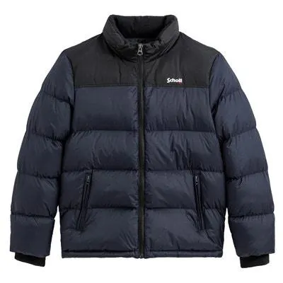Utah Two-Tone Padded Puffer Jacket with High Neck