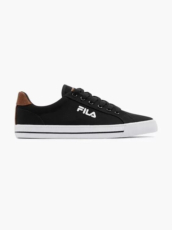 Fila New Black Canvas Lace-up Trainer